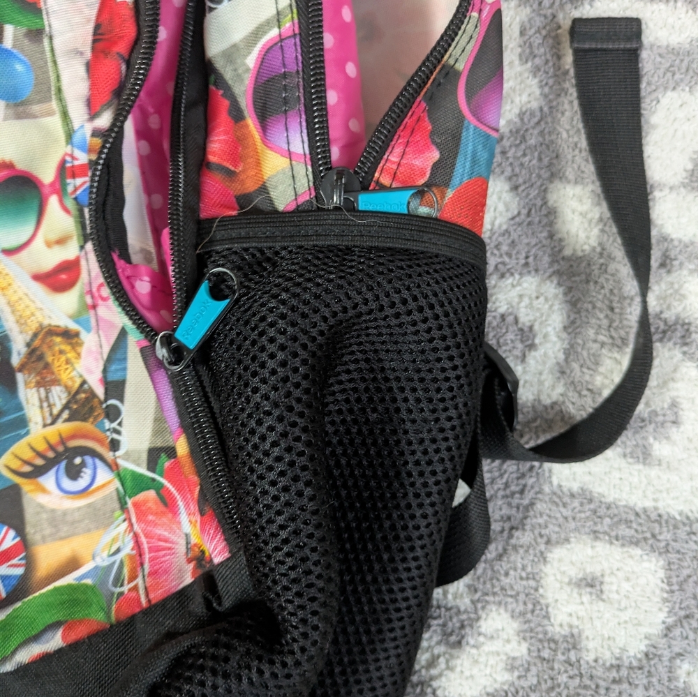 🦋5/25$ Reebok Multicolor Graphic Backpack - Picture 7 of 7